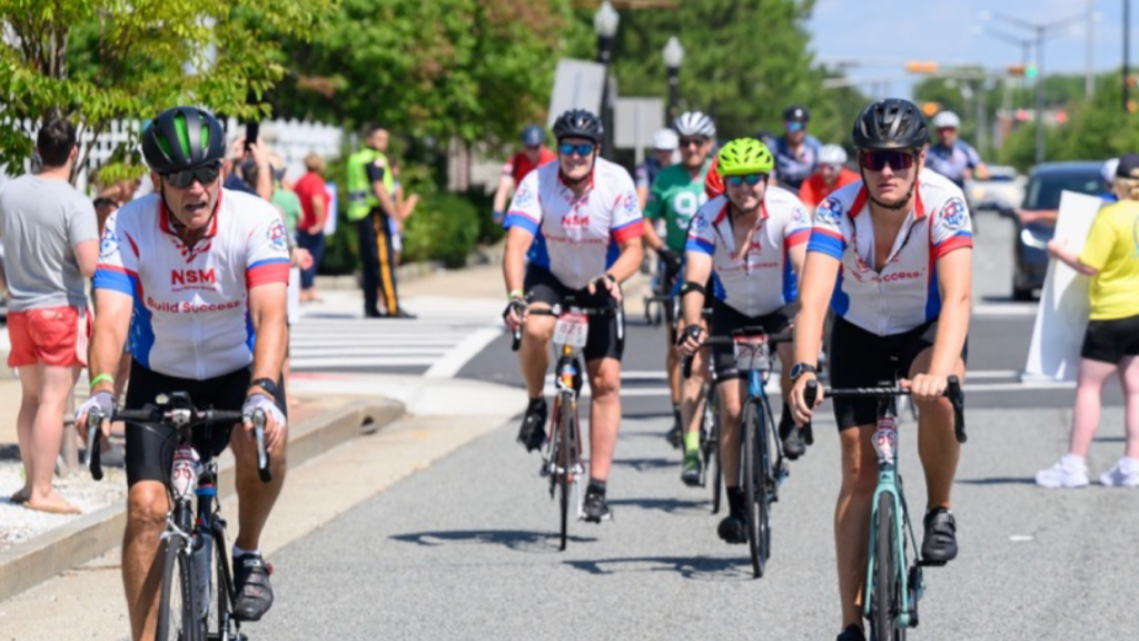 Team NSM riders during Ben to the Shore