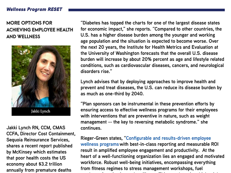 Screenshot of article featuring Jakki Lynch