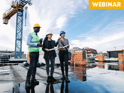 architects looking at construction site